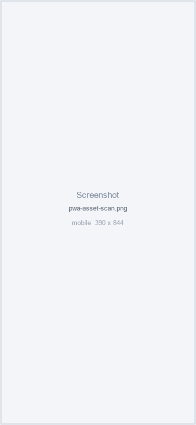 Het scanscherm in de app